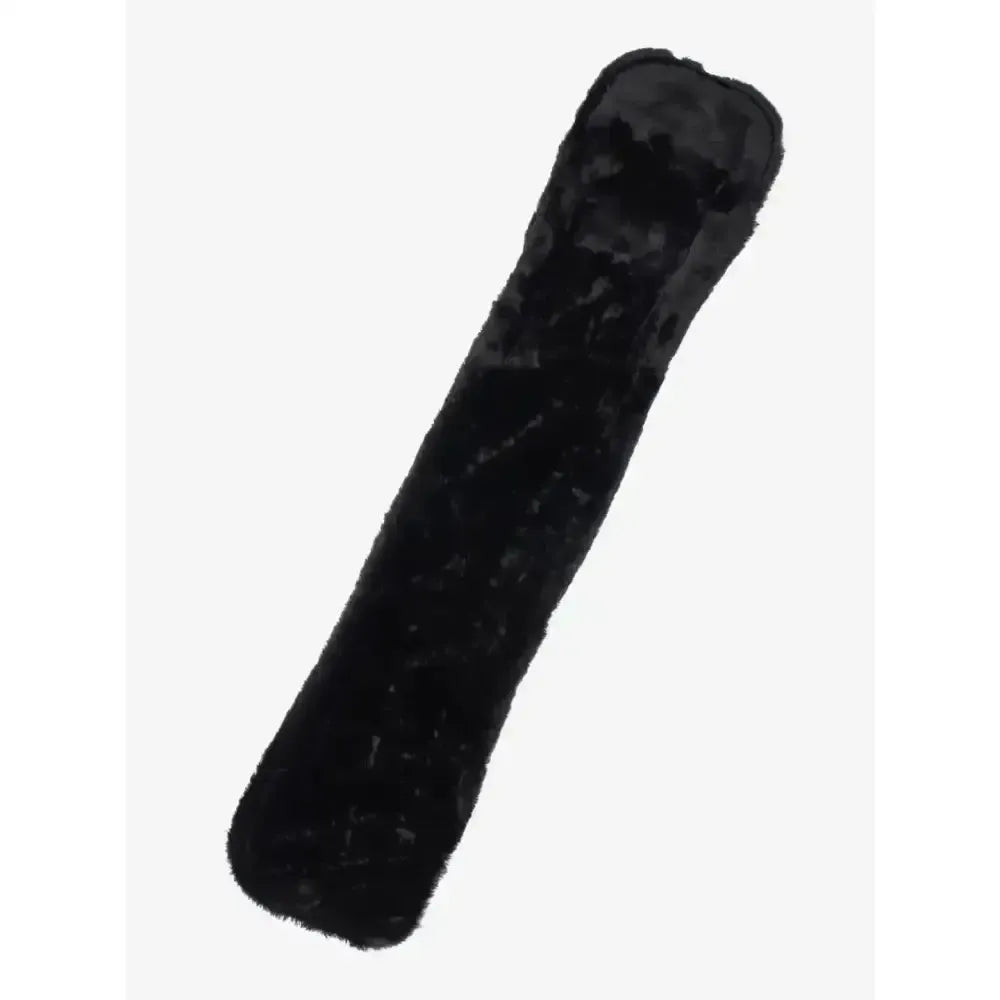 LeMieux Simuwool Dressage Girth Cover Black Medium Black Girth Covers