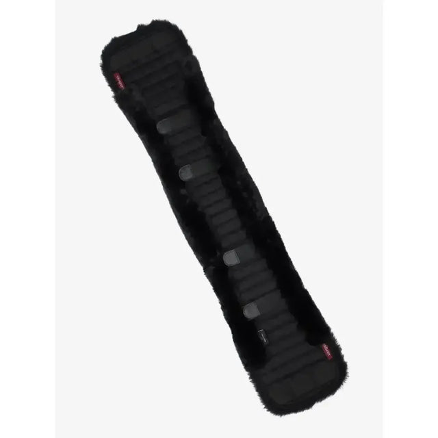 LeMieux Simuwool Dressage Girth Cover Black Medium Black Girth Covers