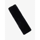 LeMieux Simuwool Dressage Slip On Girth Sleeve Black One Size Black Girth Sleeves