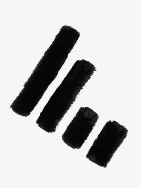 LeMieux Simuwool Headcollar Set Black One Size Black Headbands