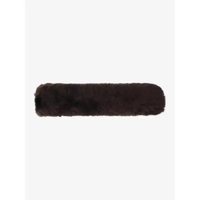LeMieux Simuwool Noseband Cover Brown One Size Brown Noseband Covers
