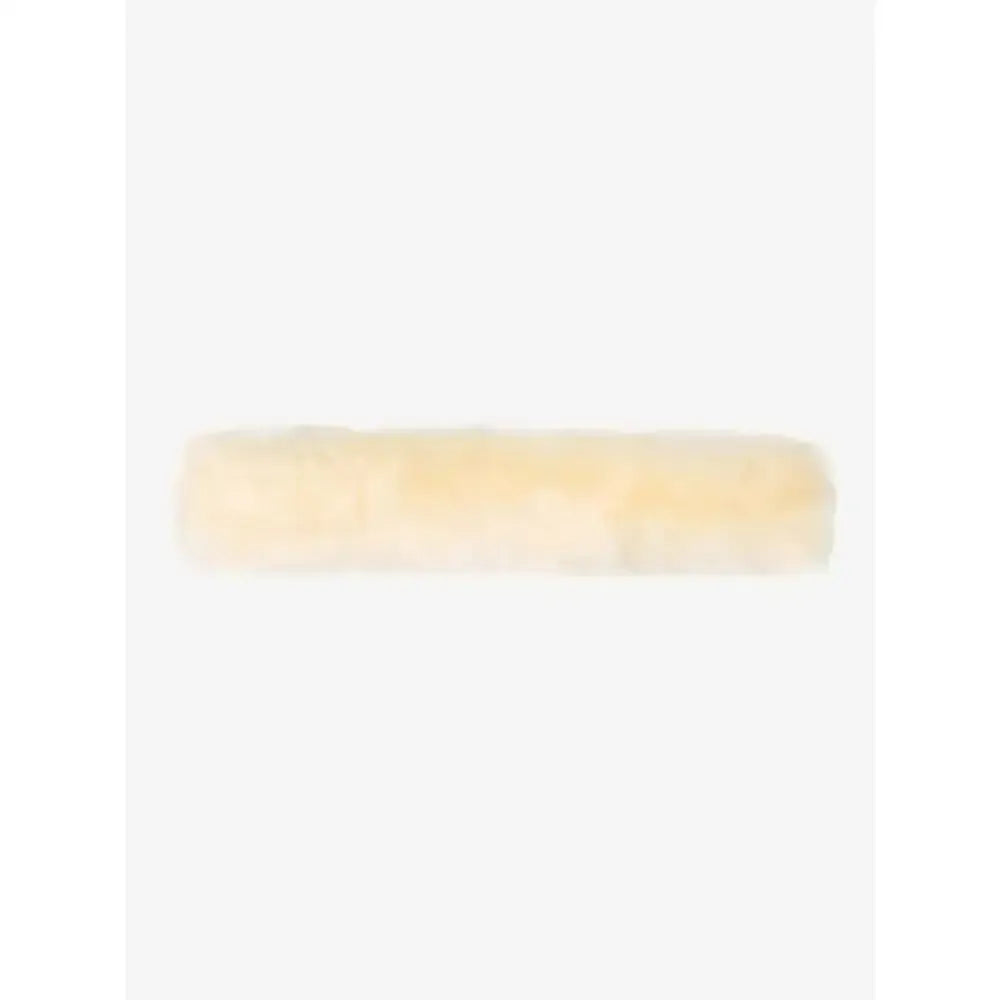 LeMieux Simuwool Noseband Cover Natural One Size Natural Noseband Covers