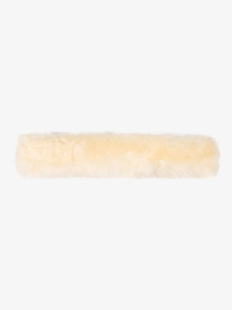 LeMieux Simuwool Noseband Cover Natural One Size Natural Noseband Covers