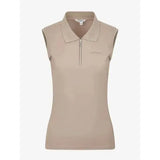 Lemieux Sleeveless Sport Polo Mink 6 Mink Polo Shirts