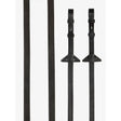 LeMieux Soft Rubber Reins Brown/Silver Pony Brown/Silver Rubber Reins