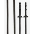 Brown lemieux soft rubber leather reins with pebbled texture and reinforced ends for leather martingale stoppers