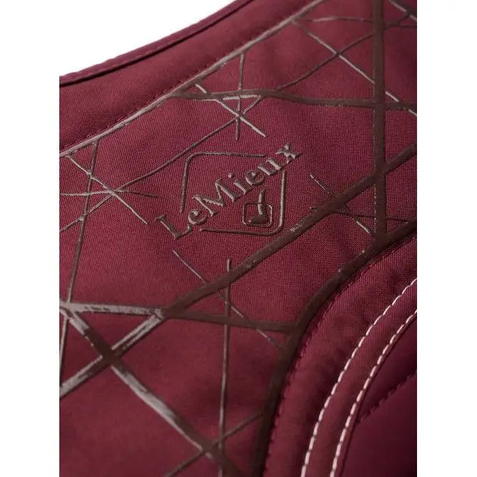 LeMieux Soft Shell Anti Slip Close Contact Square Burgundy - Large / Burgundy - Saddle Pads