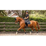 LeMieux Soft Shell Anti Slip Dressage Square Black One Size Black Dressage Saddle Pads