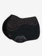 LeMieux Soft Shell Anti Slip EuroJump Square Black One Size Black Saddle Pads