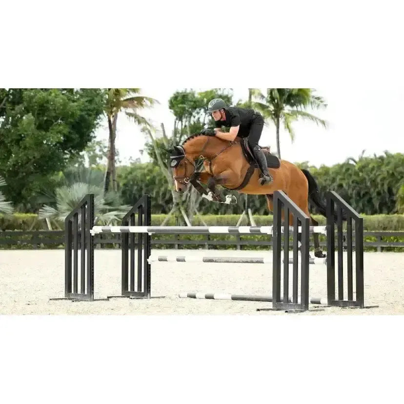 LeMieux Soft Shell Anti Slip EuroJump Square Black One Size Black Saddle Pads
