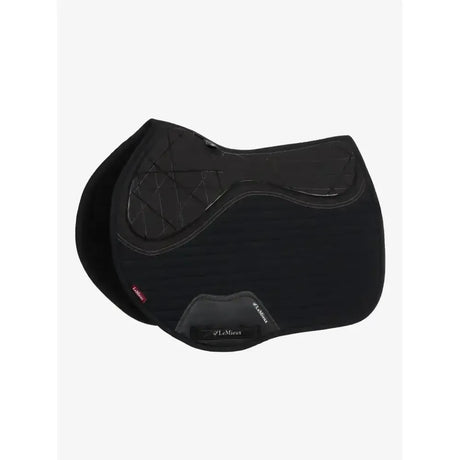 LeMieux Soft Shell Anti Slip EuroJump Square Black One Size Black Saddle Pads