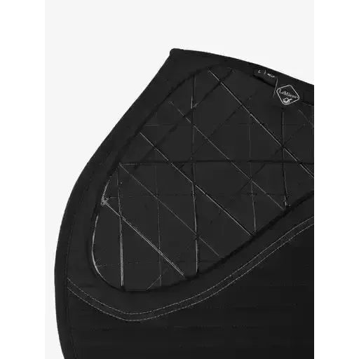 LeMieux Soft Shell Anti Slip EuroJump Square Black One Size Black Saddle Pads