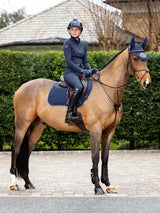 LeMieux Soft Shell Anti Slip EuroJump Square Navy Navy Saddle Pads