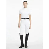 Lemieux Sophia Short Sleeve Pleated Show Shirt White White UK 6 Show Shirts