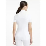 Lemieux Sophia Short Sleeve Pleated Show Shirt White White UK 6 Show Shirts