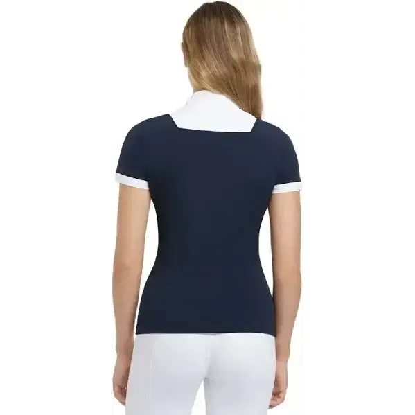 LeMieux Sophia Short Sleeve Show Shirt Navy Navy UK 6 Show Shirts