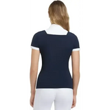LeMieux Sophia Short Sleeve Show Shirt Navy Navy UK 6 Show Shirts