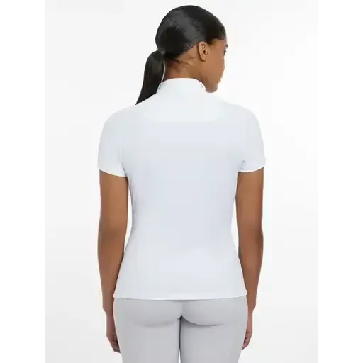 LeMieux Sophia Short Sleeve Show Shirt White White UK 6 Show Shirts
