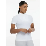 LeMieux Sophia Short Sleeve Show Shirt White White UK 6 Show Shirts