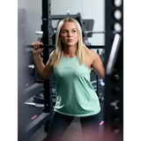 Lemieux Sports Vest Aqua Aqua UK 6 Sleeveless Tops