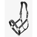 LeMieux Stitched Leather Headcollar Black Cob Black Leather Headcollars