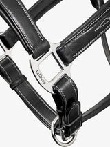 LeMieux Stitched Leather Headcollar Black Cob Black Leather Headcollars