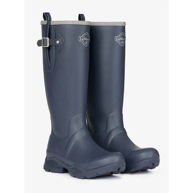 LeMieux Stride Wellington Boot Navy 4 Country Boots Barnstaple Equestrian Supplies