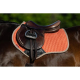 Lemieux Suede Close Contact Square Apricot Small/Medium Saddle Pads