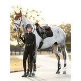 LeMieux Suede Close Contact Square Black Black Small/Medium Saddle Pads