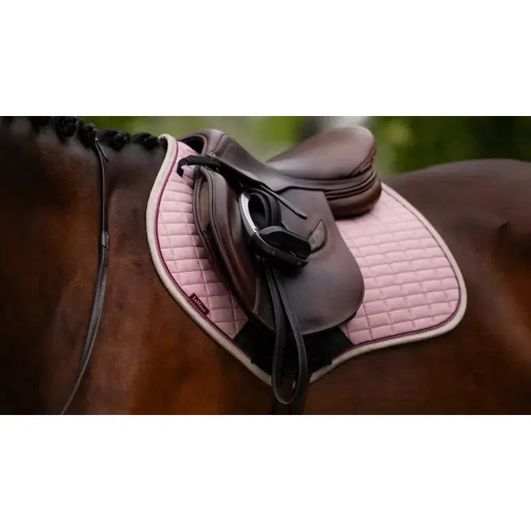 Lemieux Suede Close Contact Square Blossom Blossom Small/Medium Saddle Pads