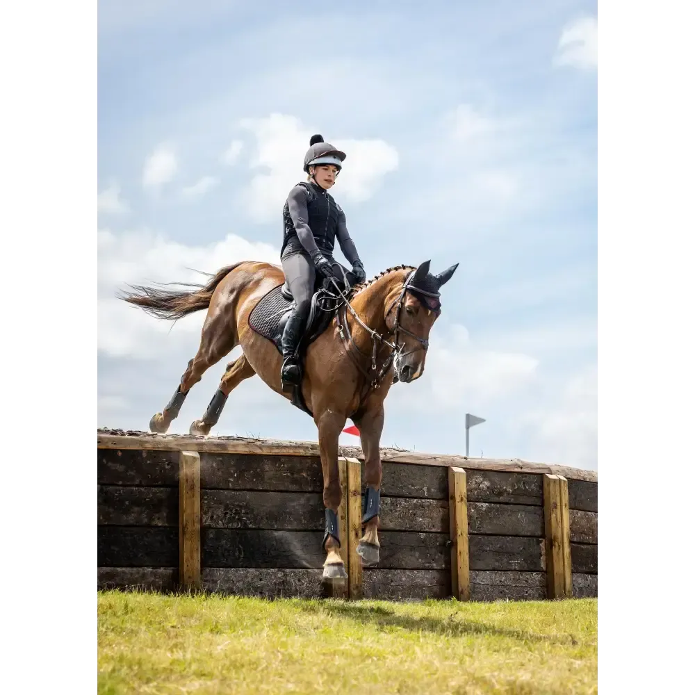 Lemieux Suede Close Contact Square Cinder Small/Medium Cinder Saddle Pads