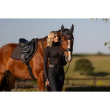 Lemieux Suede Close Contact Square Cinder Small/Medium Cinder Saddle Pads