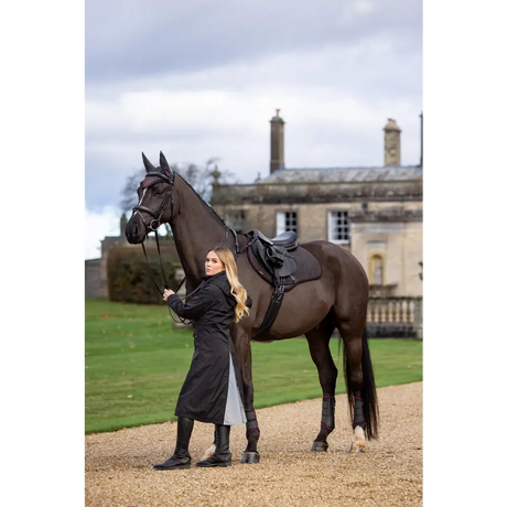 Lemieux Suede Close Contact Square Cinder - Saddle Pads & Numnahs