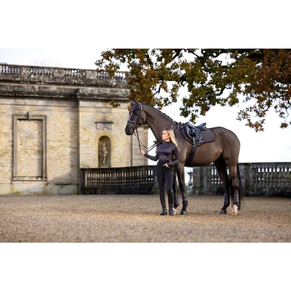 Lemieux Suede Close Contact Square Cinder - Saddle Pads & Numnahs