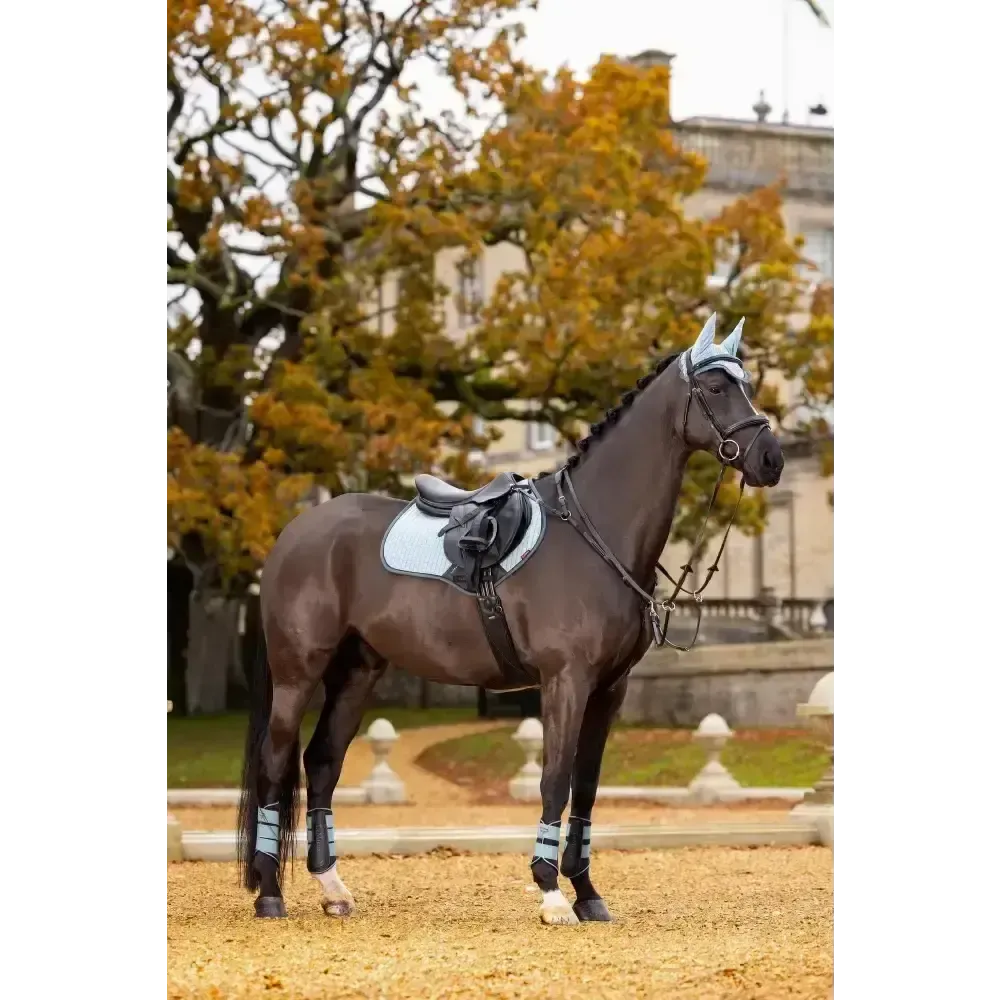 Lemieux Suede Close Contact Square Glacier Small/Medium Glacier Saddle Pads