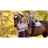 Lemieux Suede Close Contact Square Lilac Lilac Small/Medium Saddle Pads