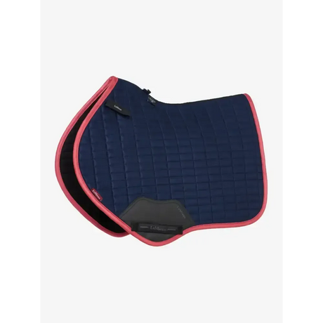 Lemieux Suede Close Contact Square Navy/Cranberry Navy/Cranberry Small/Medium Saddle Pads