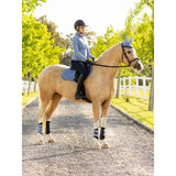 Lemieux Suede Close Contact Square Powder Blue Powder Blue Small/Medium Saddle Pads