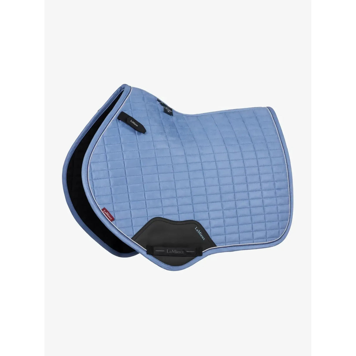 Lemieux Suede Close Contact Square Powder Blue Powder Blue Small/Medium Saddle Pads