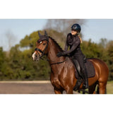 Lemieux Suede Dressage Square Cinder Small/Medium Cinder Dressage Saddle Pads