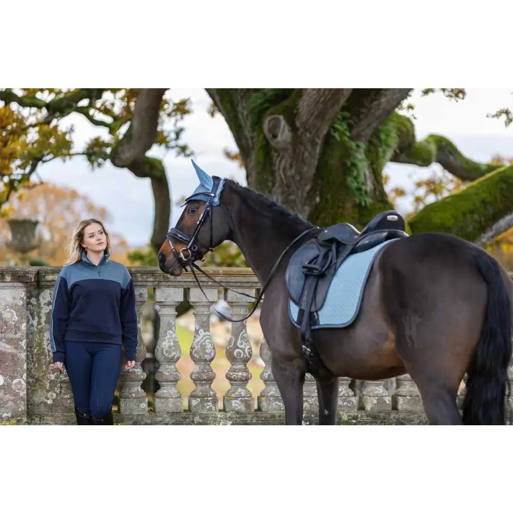 Lemieux Suede Dressage Square Glacier - Saddle Pads & Numnahs