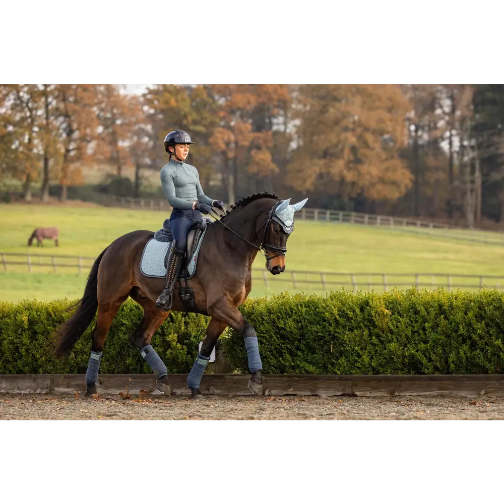 Lemieux Suede Dressage Square Glacier - Saddle Pads & Numnahs