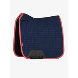 Lemieux Suede Dressage Square Navy/Cranberry Navy/Cranberry Small/Medium Dressage Saddle Pads
