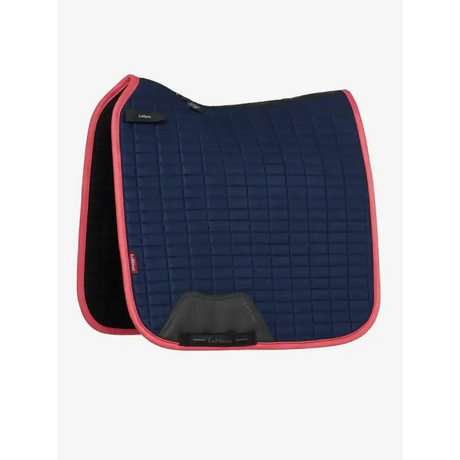 Lemieux Suede Dressage Square Navy/Cranberry Navy/Cranberry Small/Medium Dressage Saddle Pads