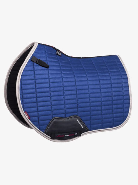 LeMieux Suede EuroJump Square Benetton Blue Large Benetton Blue Saddle Pads
