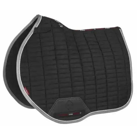 Lemieux Suede EuroJump Square Black Black Large Saddle Pads & Numnahs Barnstaple Equestrian Supplies