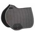 Lemieux Suede EuroJump Square Grey Grey Large Saddle Pads