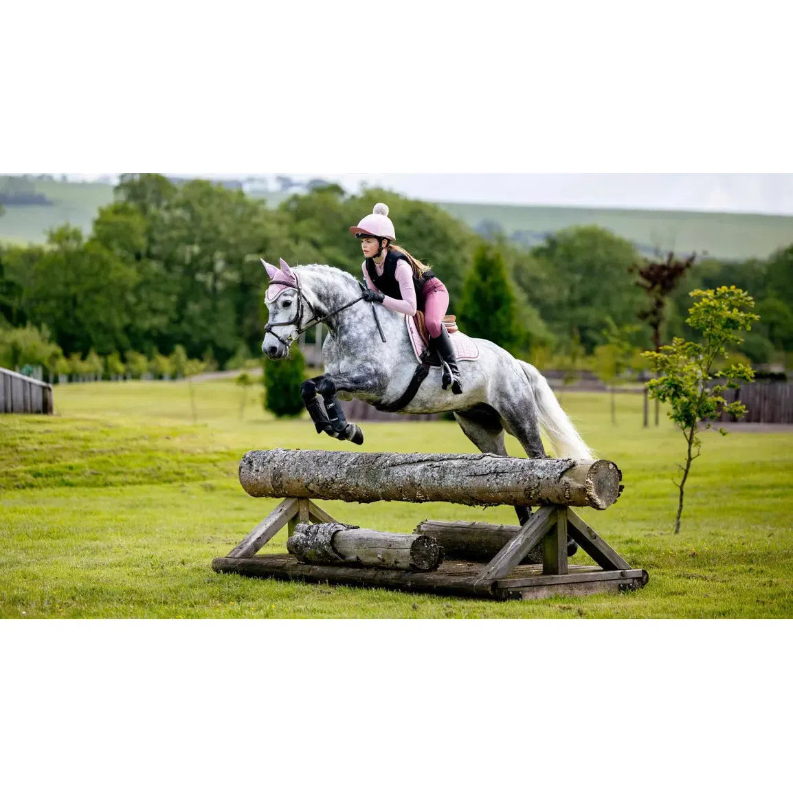 Lemieux Suede GP Square Blossom Blossom Small/Medium Saddle Pads