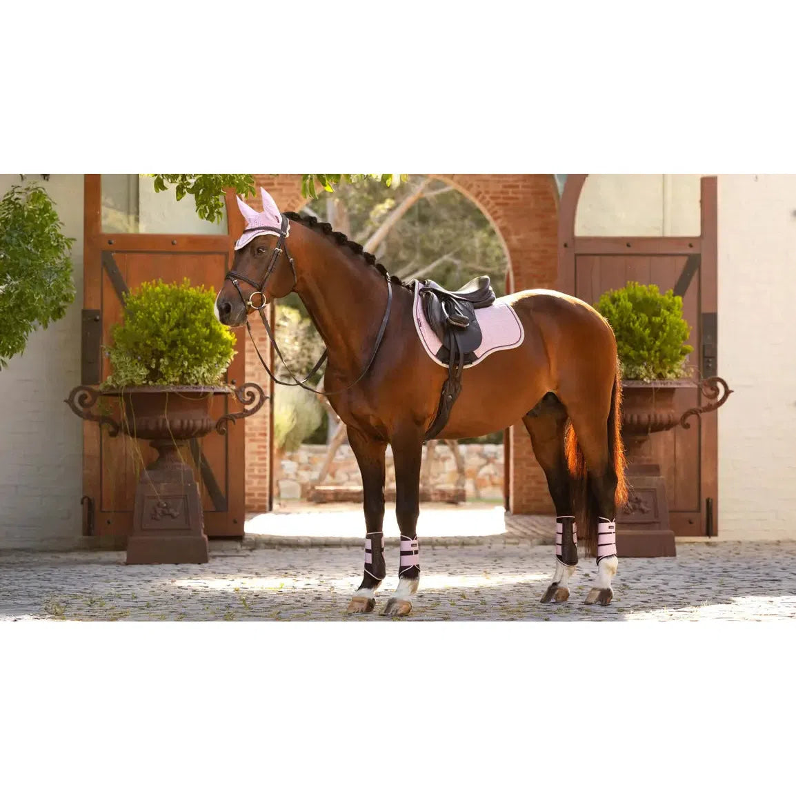 Lemieux Suede GP Square Blossom Blossom Small/Medium Saddle Pads