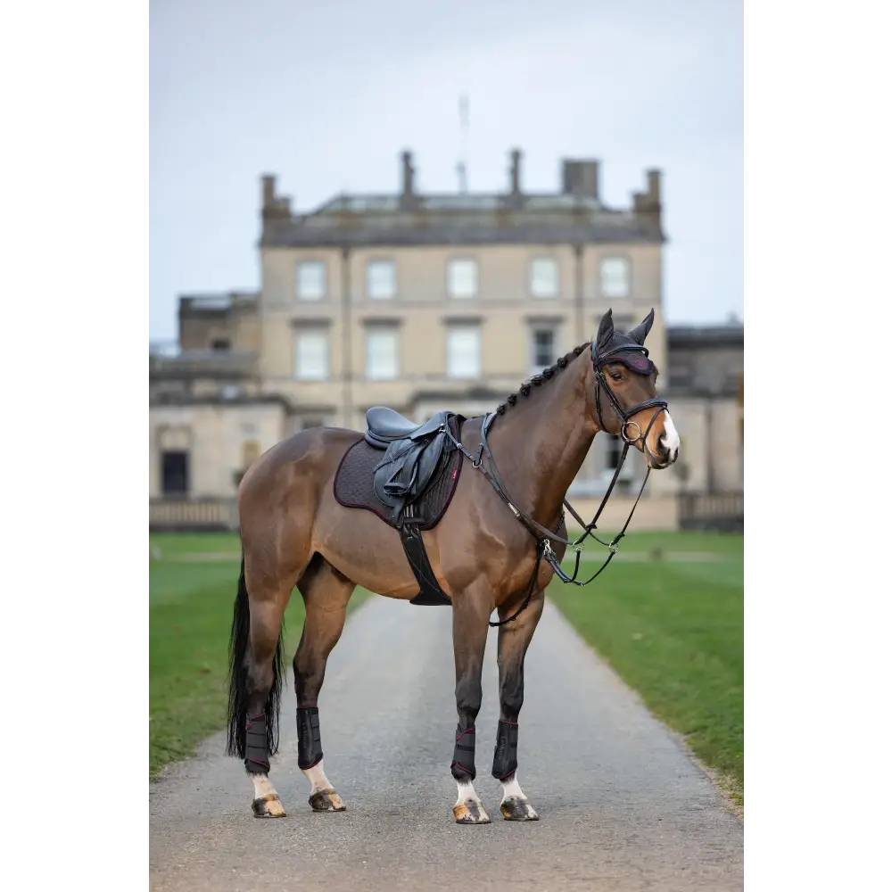 Lemieux Suede GP Square Cinder - Saddle Pads & Numnahs